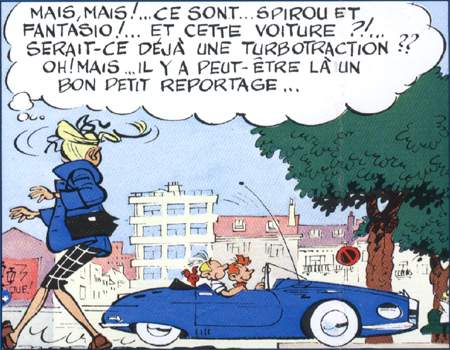 La turbotraction  ©Dupuis Franquin - La corne du rhinocéros